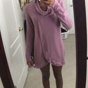 Long sleeve lavender sweater